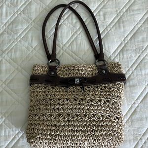Brighton weaved handbag in good preloved condition!